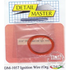 Race Car Ignition Wire - Orange (Diameter: 0.016"/0.41mm, 3 feet)