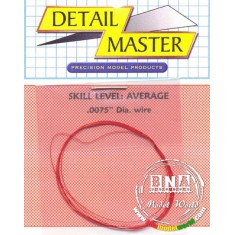 Detail Wire - Red (Diameter: 0.0075"/0.19mm, 2 feet)