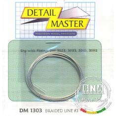 Braided Line #3 - 2 feet (Diameter: 0.035"/0.89mm)