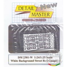1/24 White Street Rod Gauges #2
