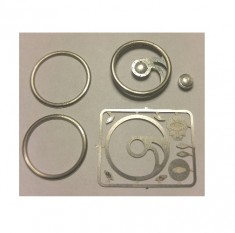 1/24, 1/25 Fury Skull Billet Steering Wheel kit