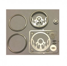 1/24, 1/25 Tribal Skull Billet Steering Wheel kit