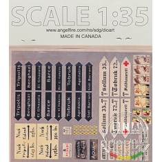 1/35 WWII North Africa (Axis Road and Commercial Signage)