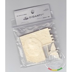 1/35 WWII German Wall Decor 2 Sections (Resin Castings)