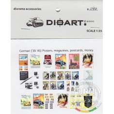 1/35 WWII German (1939-1945) Posters, Magazines, Postcards, Money