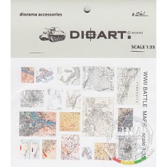 1/35 WWII Battle Maps, Eastern Front x2sheets
