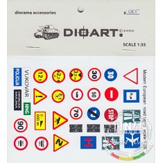 1/35 Modern Road Signs (Balkans) x2sheets