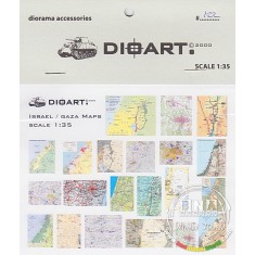 1/35 Modern Israel/Gaza Maps