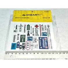 1/16 WWII Eastern Front German Signage (x1 sheet, card)