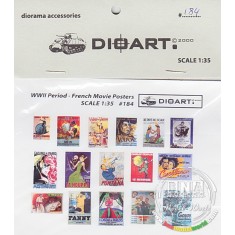 1/35 WWII French Movie Posters ('30's-'40's) (Full Colour)