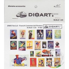 1/35 WWII French Commercial Posters (Full Colour)