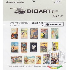 1/35 WWI- French Civilian Posters v.1