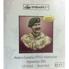 1/9 Modern Canadian (PPCLI) Infantryman in Afghanistan 2006 - Limited Ed. (1 Bust Figure)