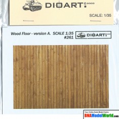 1/35 Wood Floor Version A. (full colour, 1 styrene sheet) 