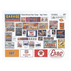 1/35 Modern Mechanic Shop Signs and Posters (full colour, 2 sheets)