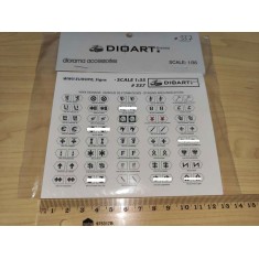 1/35 WWII German Elite Formations Staging Area Indicators (full colour, 1 sheet, card)