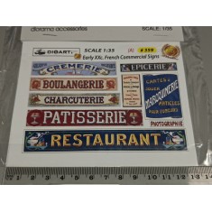 1/35 Early XXc. French Commercial Signs v.A (full colour x 2 sheets, bond)