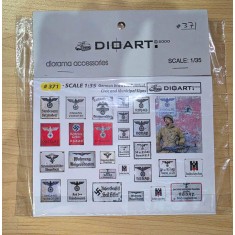 1/35 WWII German Civic and Municipal Signs (1 full colour card)