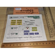 1/48 1944 Ardennes Signage v1 (1 sheet, card)