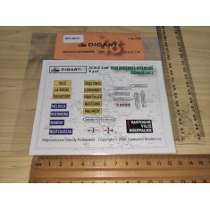 1/48 1944 Ardennes Signage v2 (1 sheet, card)