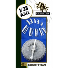 1/35 Modern Ratchet Straps (15 ratchet straps in three positions)