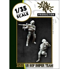 1/35 US Special Operations Forces (SOF) Sniper Team with Equipment