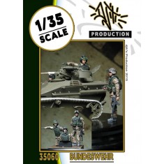 1/35 German Bundeswehr Tank Crew for Wiesel 1 / Wiesel 2 / Marder / Fennek