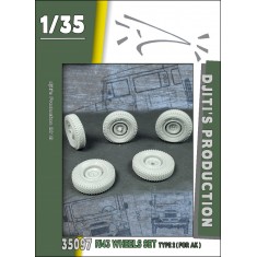 1/35 FJ43 Wheels set Type 2 (military pattern) for AK kit