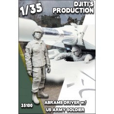 1/35 Abrams Driver w/US Soldier