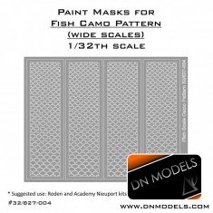 1/32 Fish Camouflage (wide fish scale) for Academy and Roden Nieuport 17 