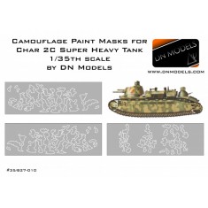1/35 Char 2C Super Heavy Tank Camouflage Paint Masks for Meng #TS-009