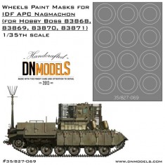 1/35 IDF Nagmachon APC Wheels Paint Masks for Hobby Boss #83868/83869/83870/83871
