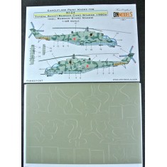 1/48 Mil MI-24 Camouflage Scheme Paint Masking #1