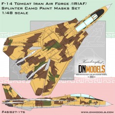 1/48 F-14 Iran AF /IRIAF/ Splinter Camouflage Paint Masks