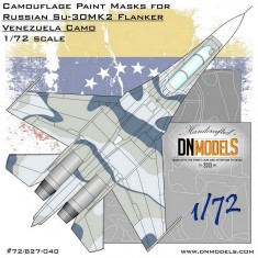 1/72 Sukhoi Su-30MK2 Venezuela Flanker Camouflage Paint Masking set