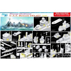 1/350 Prewar Destroyer USS Benson DD-421 1940