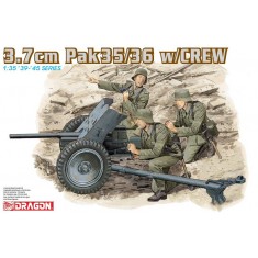 1/35 3.7cm PAK 35/36 w/Crew