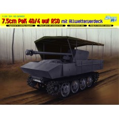 1/35 WWII 7.5cm PaK40/4 Auf RSO mit Allwetterverdeck