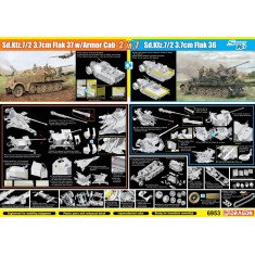 1/35 SdKfz.7/2 3.7cm FlaK 37 w/Armour Cab / SdKfz.7/2 3.7cm FlaK 36
