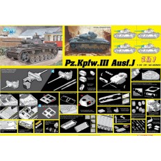 1/35 PzKpfw.III Ausf.J Initial Production / Early Production (2 in 1)