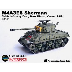 1/72 M4A3E8 Sherman 24th Infantry Div., Han River, Korea 1951