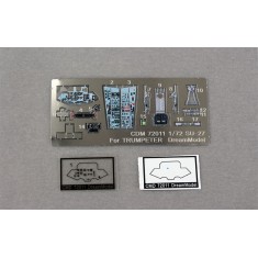 1/72 Sukhoi SU-27 Cockpit Detail Set for Trumpeter kits