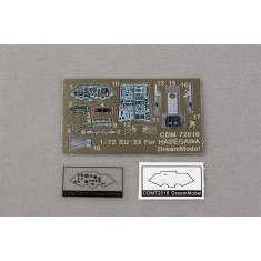 1/72 Sukhoi SU-33 Cockpit Detail Set for Hasegawa kits