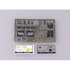 1/72 Grumman F-14D Tomcat Cockpit Detail Set for Hasegawa kits