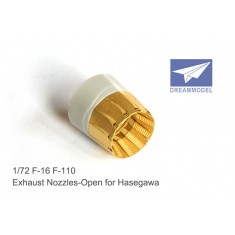 1/72 F-16 Fighting Falcon F110 Exhaust Nozzles Detail Set for Hasegawa kits