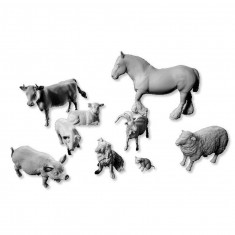 1/72 Assorted Farm Livestock Animals