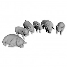 1/72 Pigs (6pcs)
