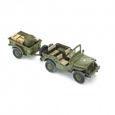 1/72 Willys Jeep with Trailer
