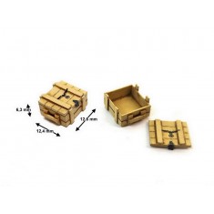 1/35 Wooden Box #9 (Wooden Handles)