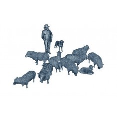 1/35 Shepherd with Dog & Sheep